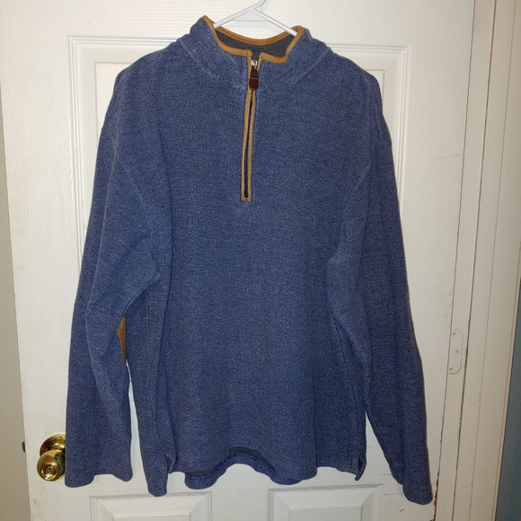 Orvis Other - Orvis Leather Trim Quarter-Zip